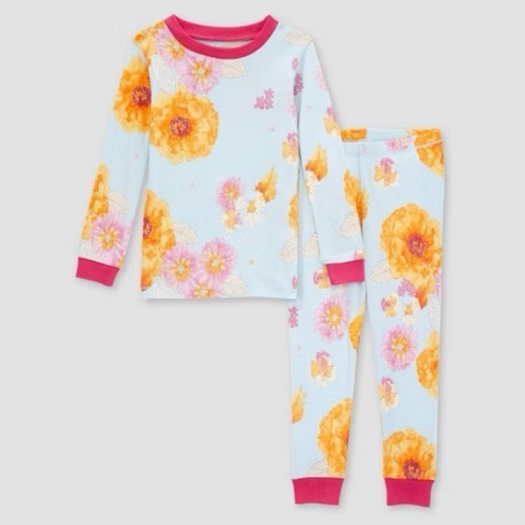 Burts Bees Baby Other - (NWT) Burt’s bees floral pajamas
